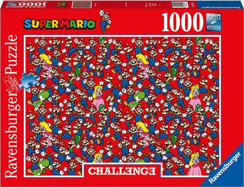 Puslespill 1000 Super Mario Utfordring Ravensburge