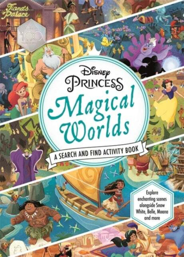 Disney Princess: Magical Worlds Search and Find Activity Book av Walt Disney