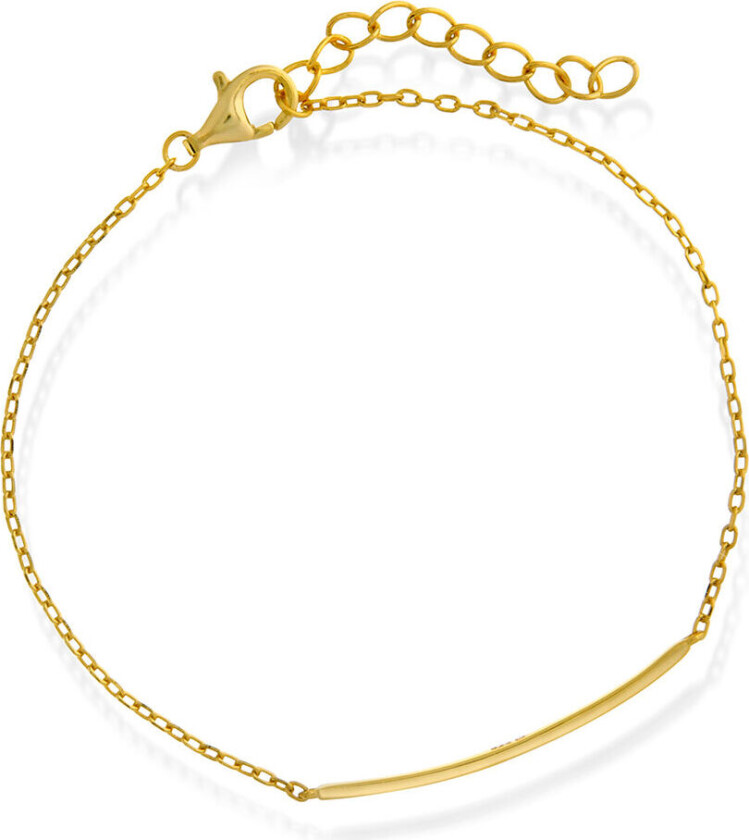 Armbånd i 925 forgylt sølv