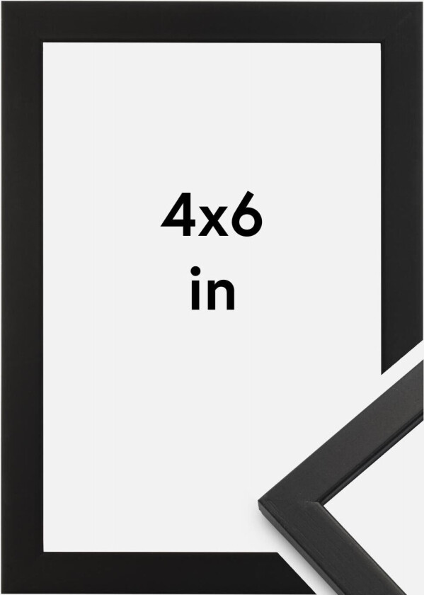 Ramme Edsbyn Svart 4x6 Inches (10,16x15,2 Cm)
