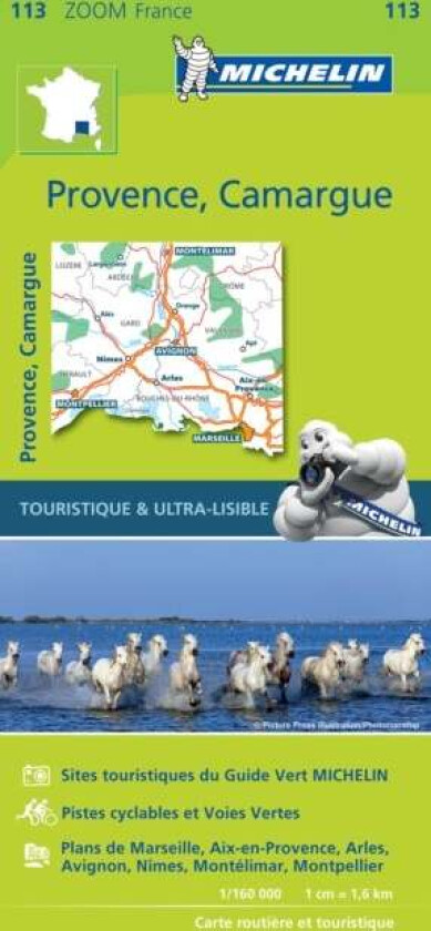 Provence, Camargue - Zoom Map 113 av Michelin
