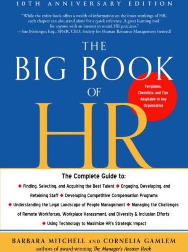 The Big Book of HR - 10th Anniversary Edition av Barbara (Barbara Mitchell ) Mitchell, Cornelia (Cornelia Gamlem) Gamlem