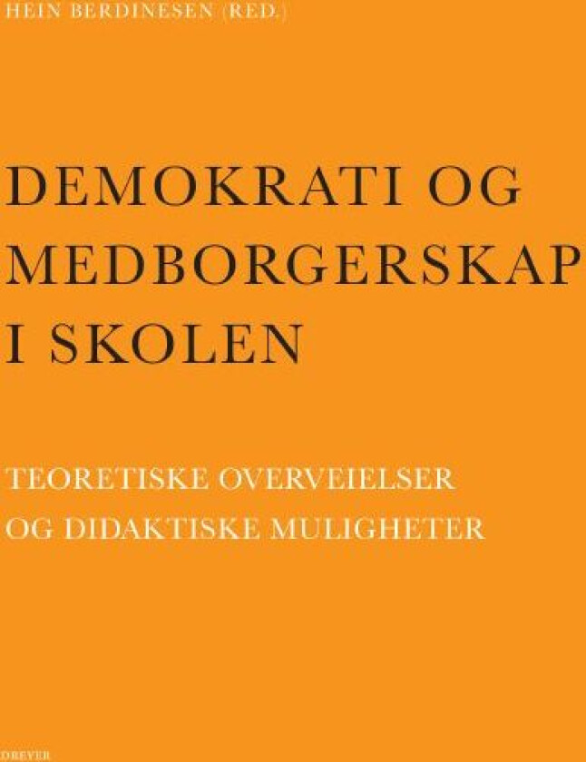 Demokrati og medborgerskap i skolen