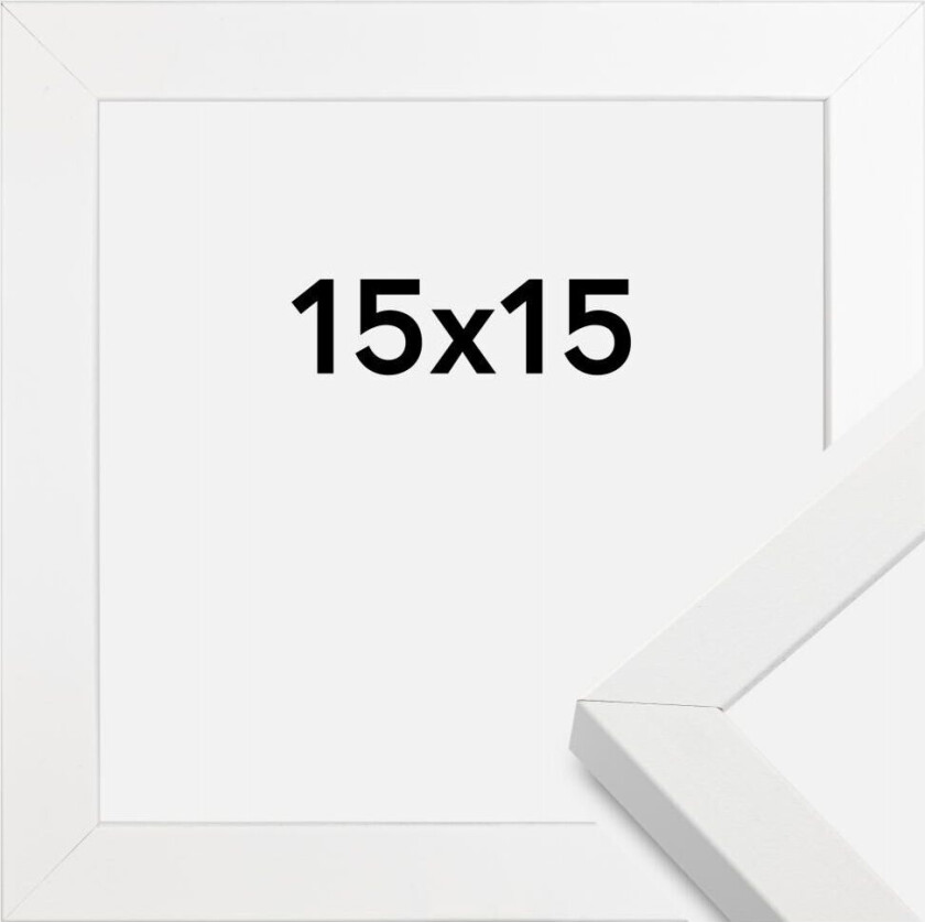 Ramme Amanda Box Hvit 15x15 Cm