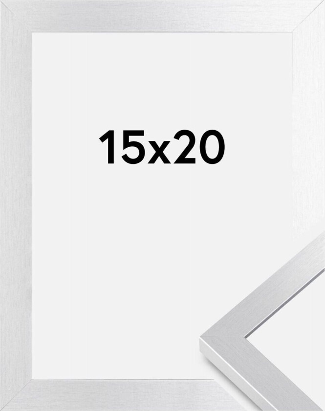 Ramme Selection Akrylglass Sølv 15x20 Cm