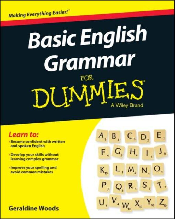 Basic English Grammar For Dummies - US av Geraldine (New York New York) Woods