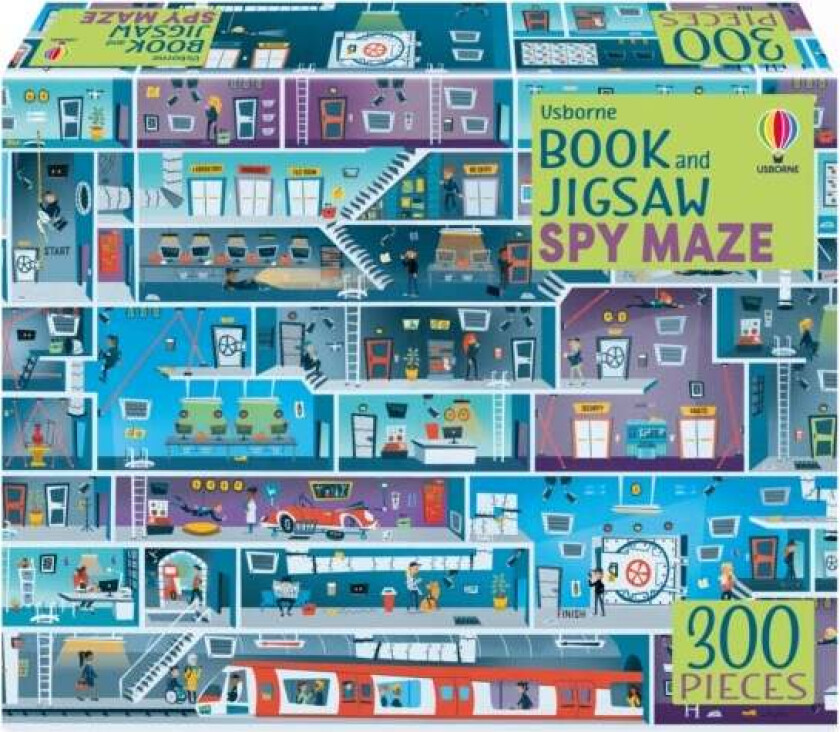 Usborne Book and Jigsaw Spy Maze av Kate Nolan, Sam Smith