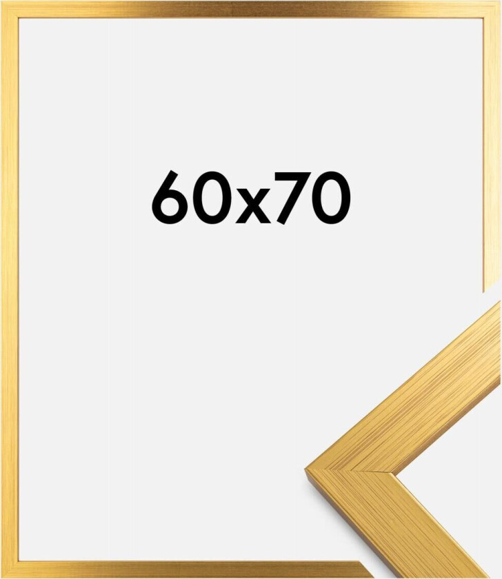 Ramme Gold Wood Akrylglass 60x70 Cm