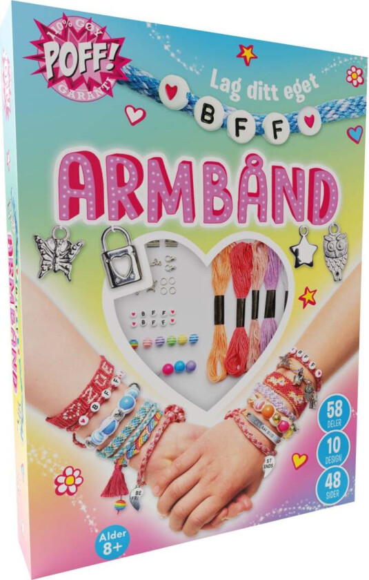 Lagditt eget armbånd. Bok og lekesett av Lisa Zimmerman