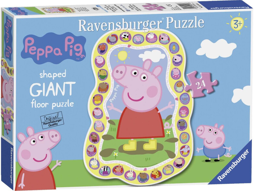 Puslespill 24 Gulv Peppa Pig