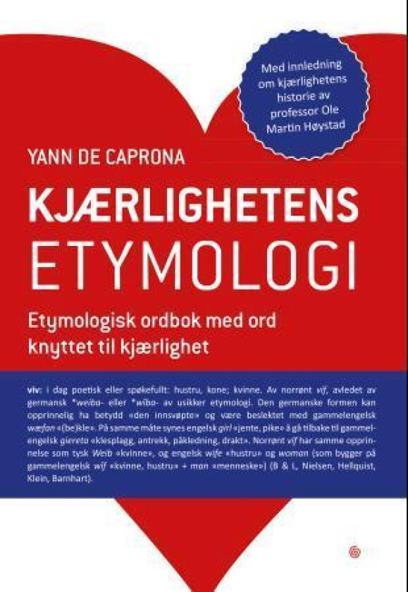 Kjærlighetens etymologi av Yann de Caprona