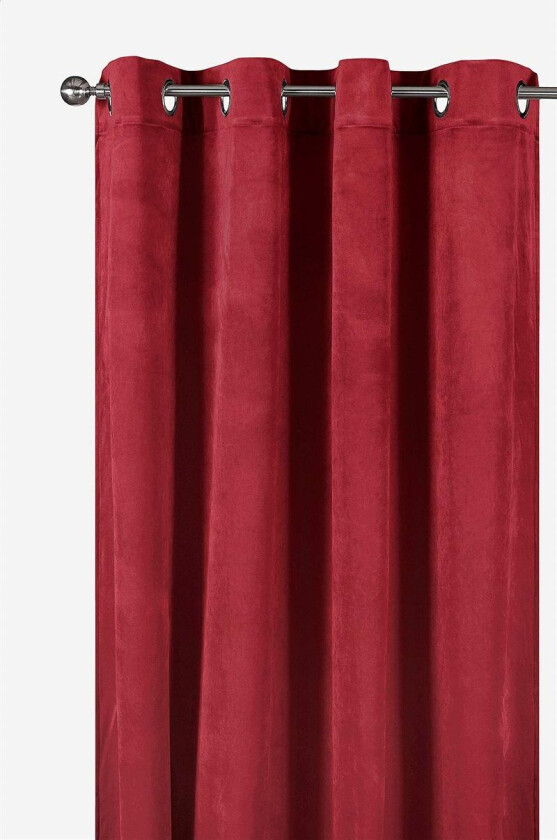Fløyelslengder med snørehull Charlotte 2-pack 135 x 280 cm