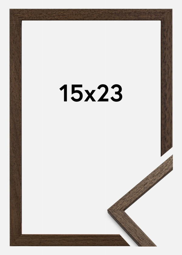 Ramme Edsbyn Akrylglass Valnøtt 15x23 Cm