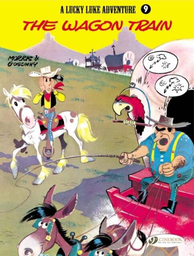 Lucky Luke 9 - The Wagon Train av Morris & Goscinny