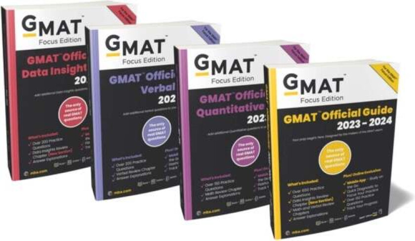 GMAT Official Guide 2023-2024 Bundle, Focus Edition av GMAC (Graduate Management Admission Council)