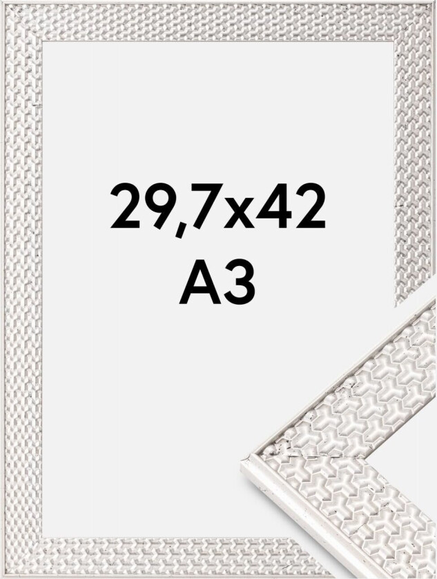 Ramme Grace Akrylglass Sølv 29,7x42 Cm (A3)