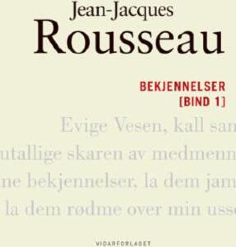 Bekjennelser av Jean-Jacques Rousseau