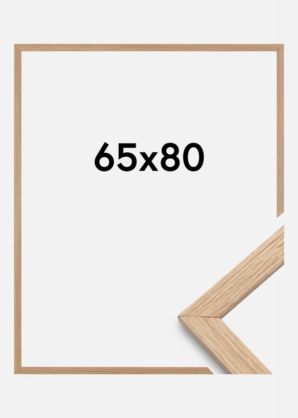 Ramme Stilren Akrylglass Eik 65x80 Cm