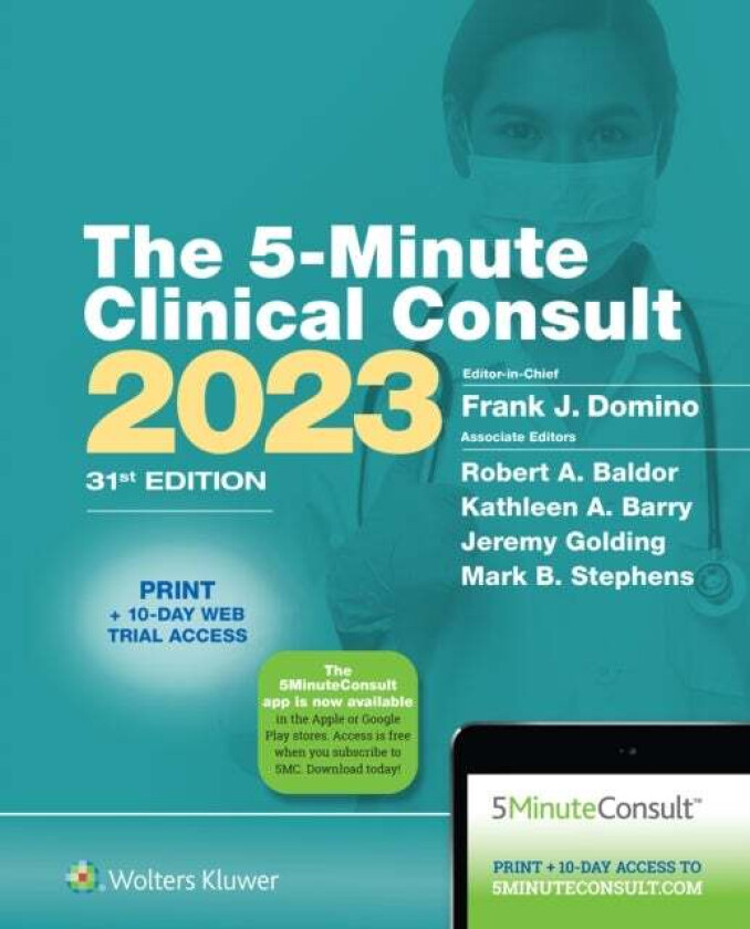 5-Minute Clinical Consult 2023 av Dr. Frank J. MD Domino