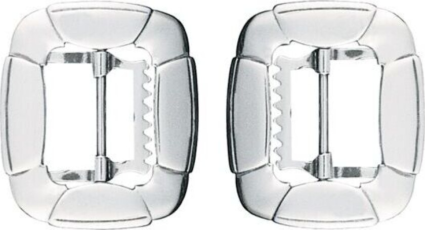 Spenne kne-/vest i 830 hvitt sølv