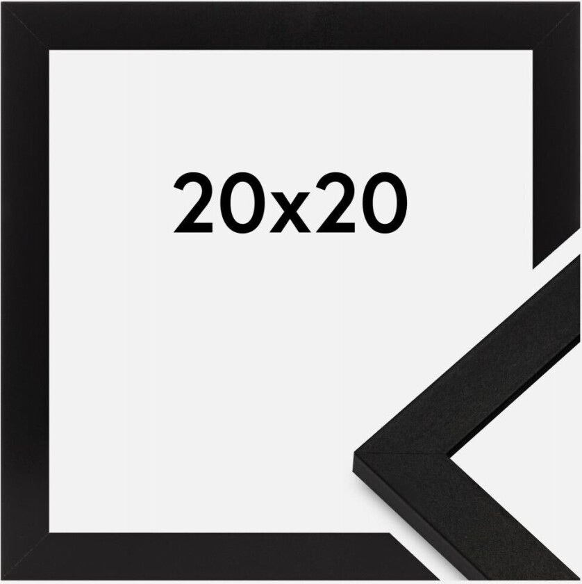 Ramme Bga Classic Akrylglass Svart 20x20 Cm