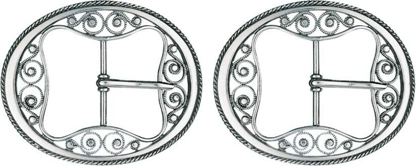 Skospenner i 830 oksidert sølv