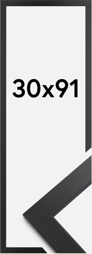 Ramme Black Wood 30x91 Cm