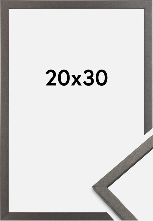 Ramme Edsbyn Akrylglass Grafitt 20x30 Cm