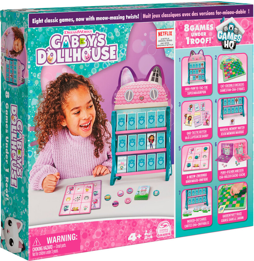 Spill Gabbys Dollhouse 8 I 1