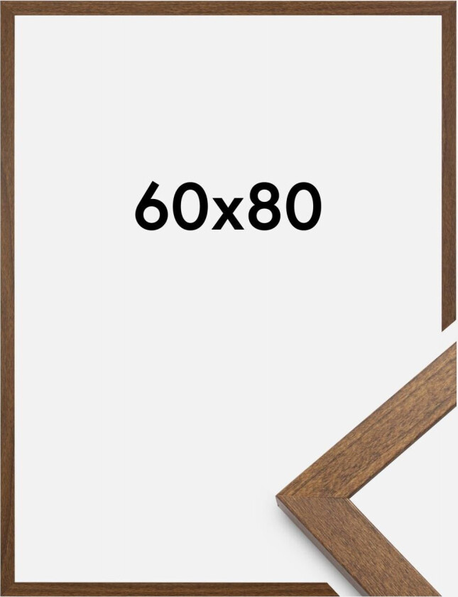 Ramme Stilren Akrylglass Warm Brown 60x80 Cm