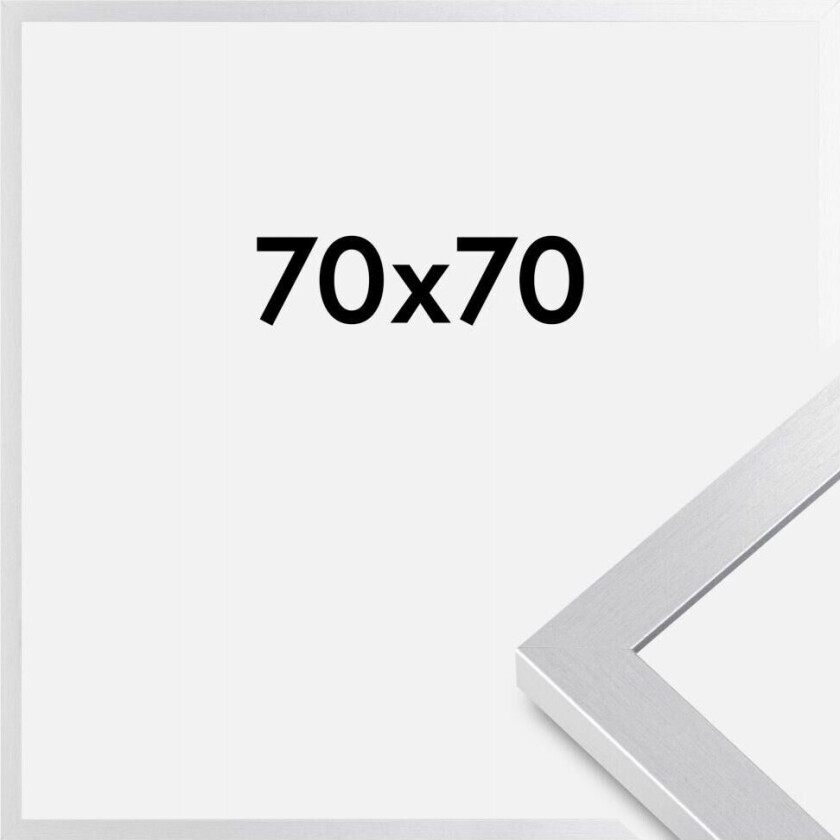 Ramme Selection Akrylglass Sølv 70x70 Cm