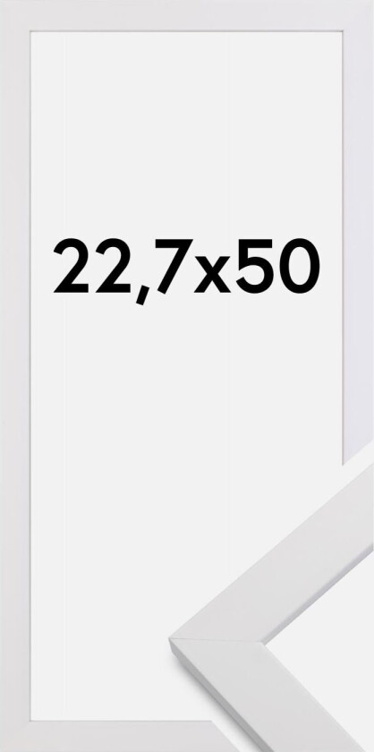 Ramme White Wood 22,7x50 Cm