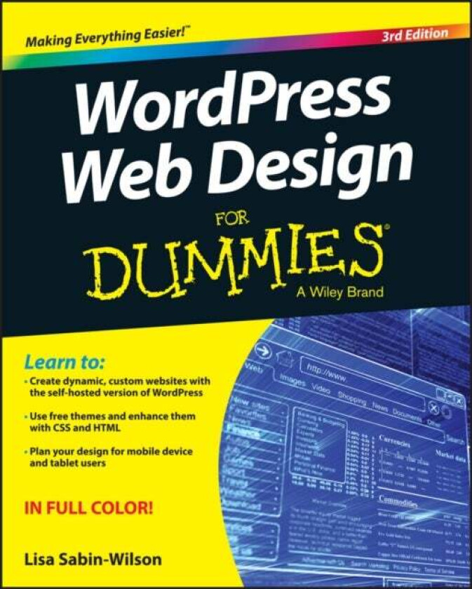 WordPress Web Design For Dummies av Lisa Sabin-Wilson