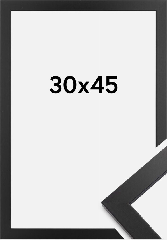 Ramme Black Wood Akrylglass 30x45 Cm