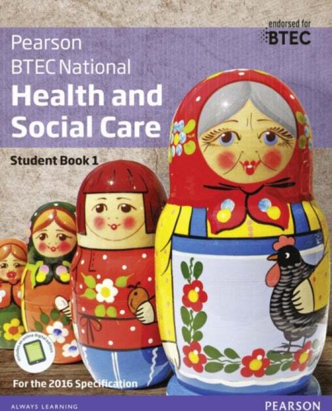 BTEC National Health and Social Care Student Book 1 av Marilyn Billingham, Pamela Davenport, Hilary Talman, Nicola Matthews, Beryl Stretch, Elizabeth
