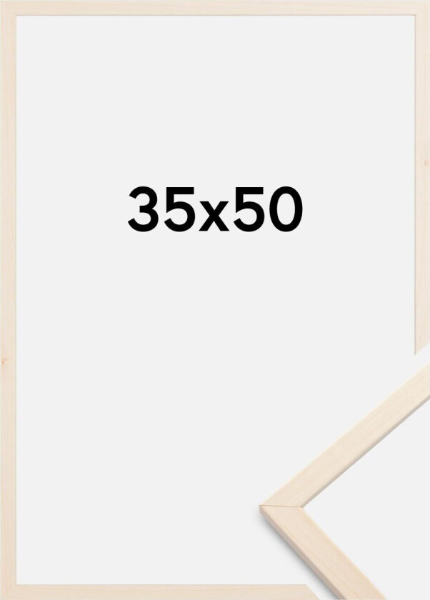 Ramme Edsbyn Akrylglass Lønn 35x50 Cm