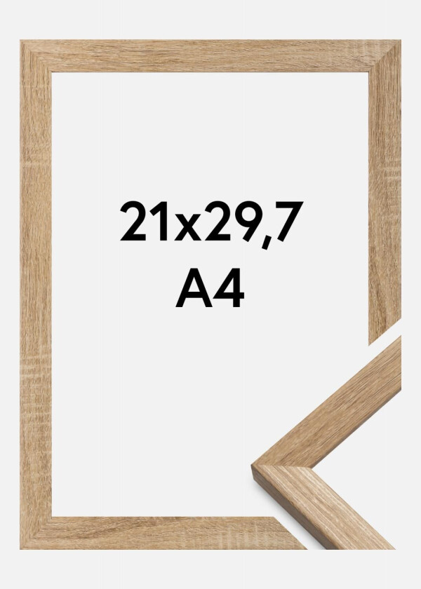 Ramme Fiorito Akrylglass Lys Eik 21x29,7 Cm (A4)