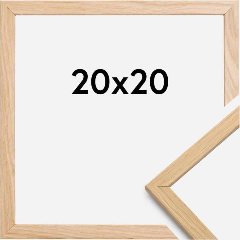 Ramme Edsbyn Akrylglass Eik 20x20 Cm