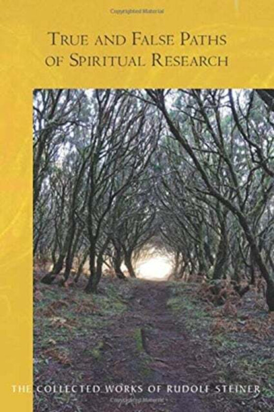 True and False Paths of Spiritual Research av Rudolf Steiner