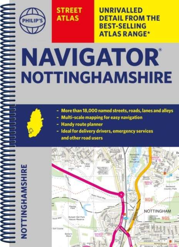 Philip's Navigator Street Atlas Nottinghamshire av Philip's Maps
