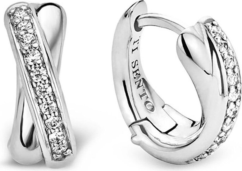 , Creoler i 925 sølv med zirkonia