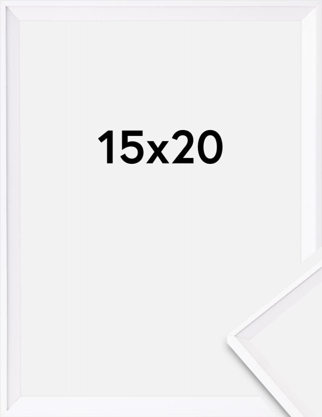 Ramme Desire Akrylglass Hvit 15x20 Cm