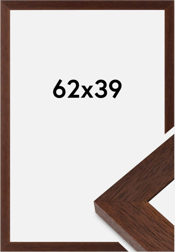 Ramme Juno Akrylglass Teak 62x93 Cm