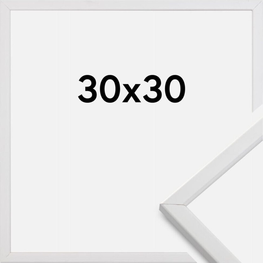 Ramme Galant Akrylglass Vit 30x30 Cm