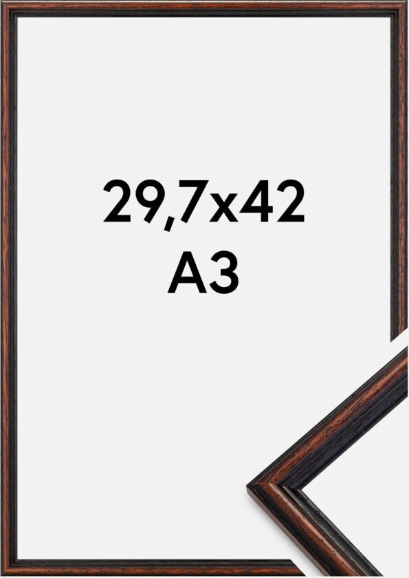 Ramme Horndal Akrylglass Valnøtt 29,7x42 Cm (A3)