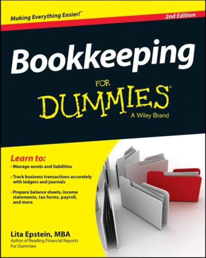 Bookkeeping For Dummies av Lita (University of Phoenix) Epstein