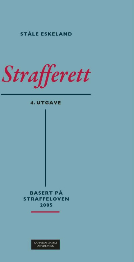 Strafferett av Ståle Eskeland