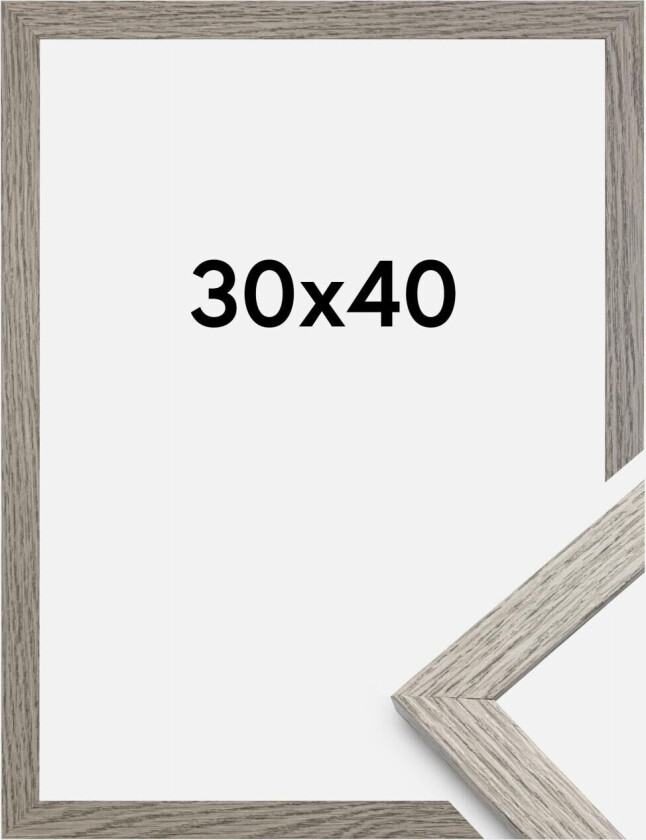 Ramme Stilren Grey Oak 30x40 Cm