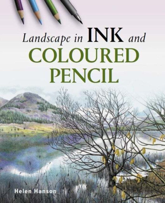 Landscape in Ink and Coloured Pencil av Helen Hanson