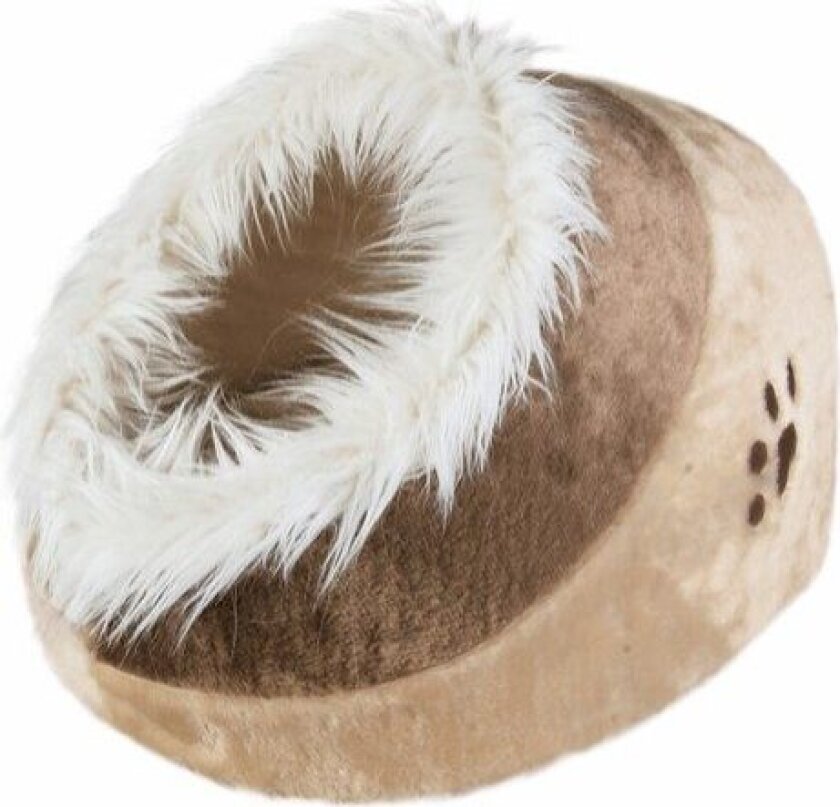 Minou kosehule - L 41 x B 35 x H 26 cm - beige / brun